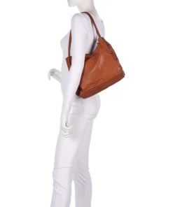 Campomaggi Shoulder Bags|Hobo Bags-Hobo bag fine grain cow leather