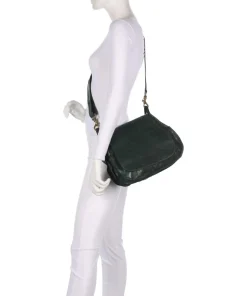 Campomaggi Shoulder Bags|Hobo Bags-Hobo bag fine grain cow leather