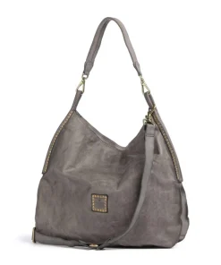 Campomaggi Shoulder Bags|Hobo Bags-Hobo bag fine grain cow leather