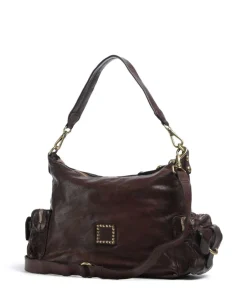 Campomaggi Shoulder Bags|Hobo Bags-Hobo bag grained cow leather