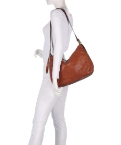 Campomaggi Shoulder Bags|Hobo Bags-Hobo bag grained cow leather