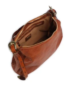 Campomaggi Shoulder Bags|Hobo Bags-Hobo bag grained cow leather