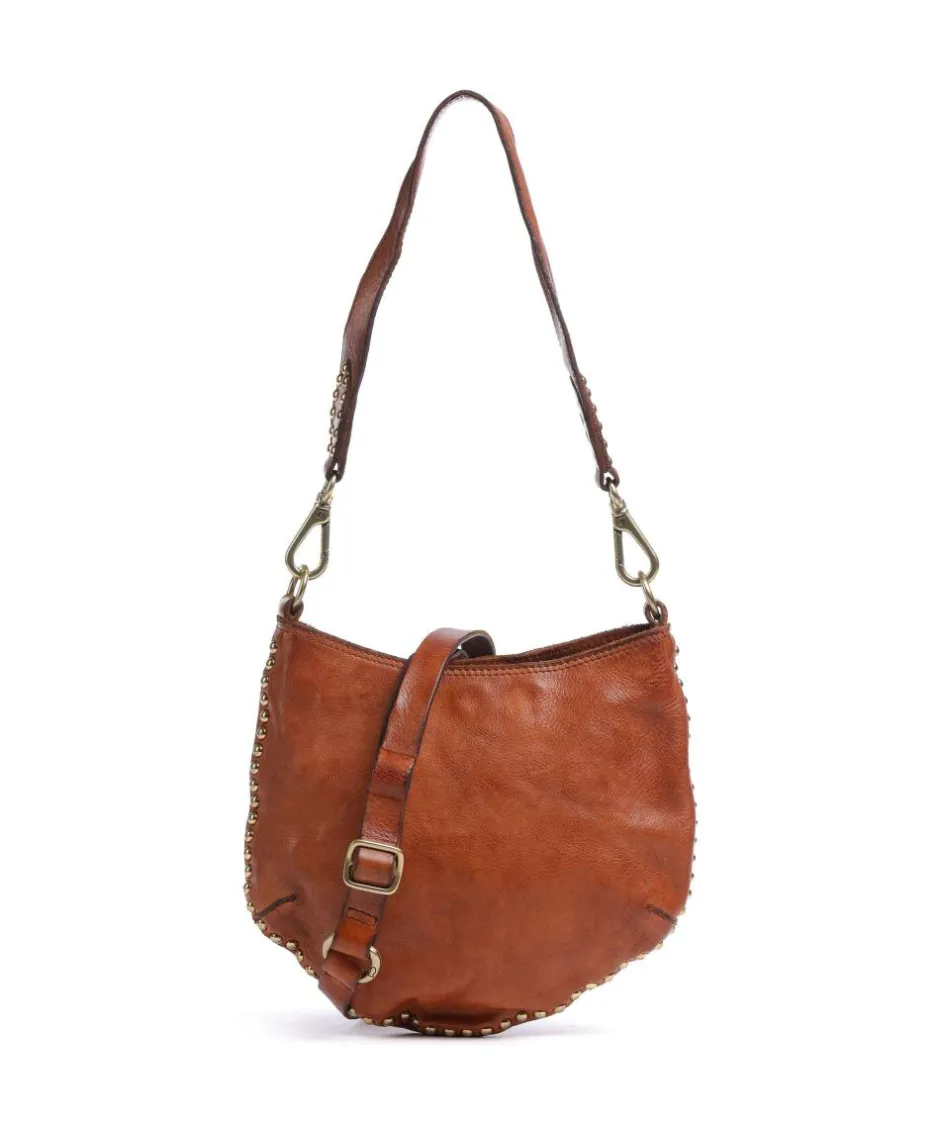 Campomaggi Shoulder Bags|Hobo Bags-Hobo bag grained cow leather