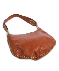 Campomaggi Shoulder Bags|Hobo Bags-Hobo bag grained cow leather