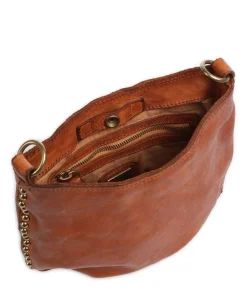 Campomaggi Shoulder Bags|Hobo Bags-Hobo bag grained cow leather