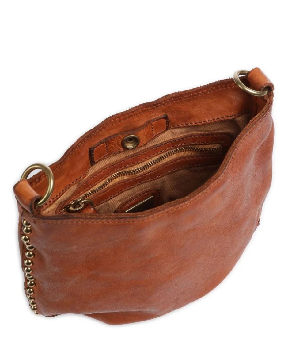 Campomaggi Shoulder Bags|Hobo Bags-Hobo bag grained cow leather