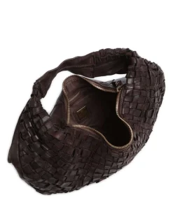 Campomaggi Shoulder Bags|Hobo Bags-Hobo bag grained cow leather
