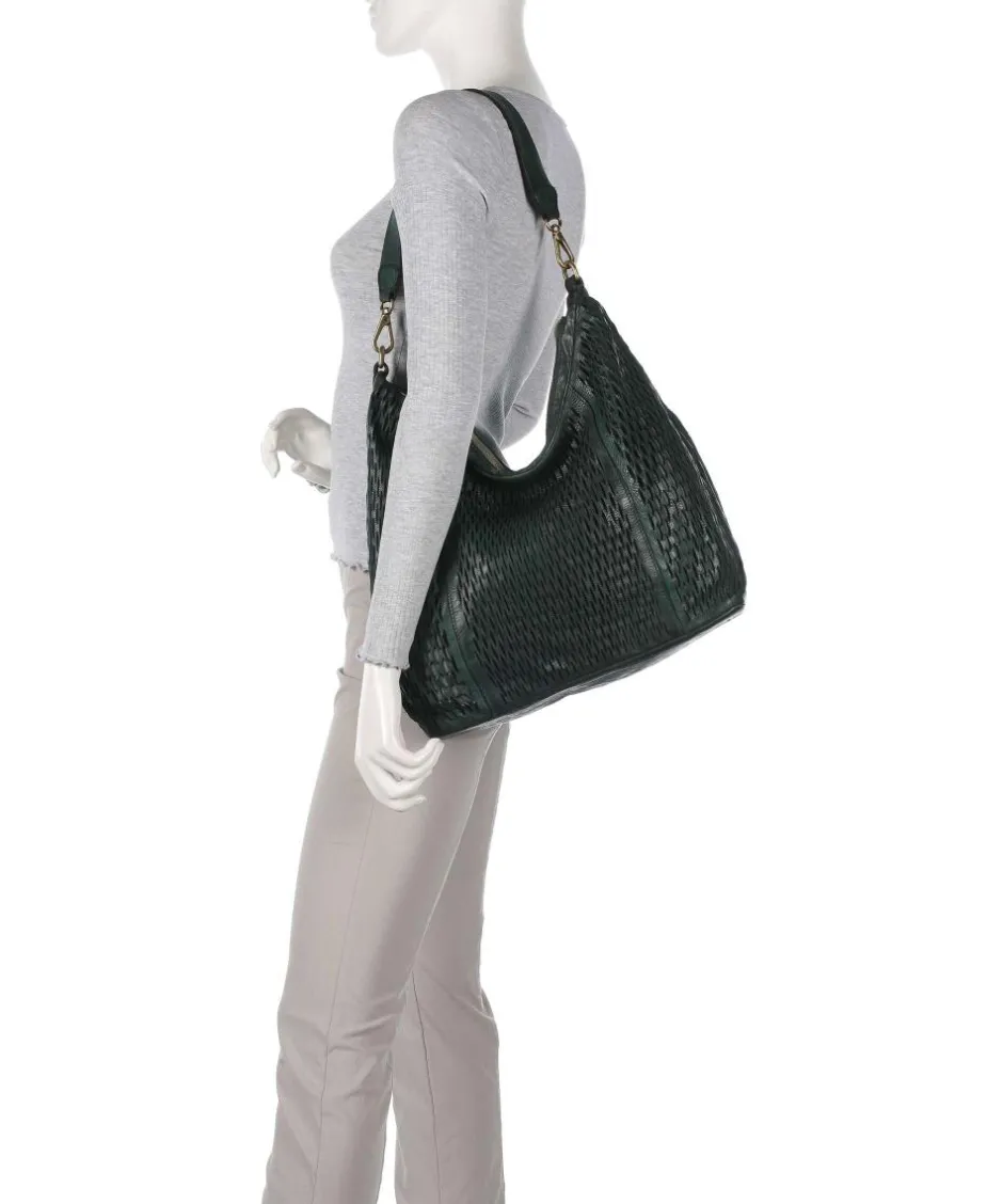 Campomaggi Shoulder Bags|Hobo Bags-Hobo bag grained cow leather