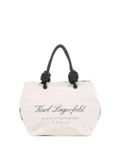 Karl Lagerfeld Tote Bags-Hotel Karl Tote bag canvas
