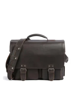 Aunts & Uncles Business- & Laptop Bags-Hunter Big Finn Briefcase 15″ buffalo leather