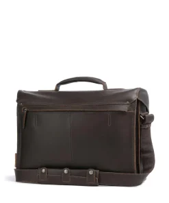 Aunts & Uncles Business- & Laptop Bags-Hunter Finn Briefcase 14″ buffalo leather