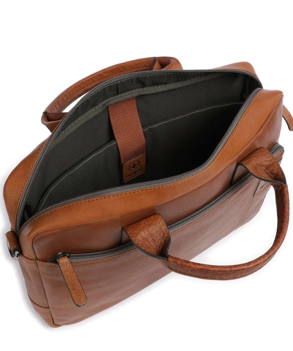Strellson Business- & Laptop Bags-Hyde Briefcase 15″ grained leather