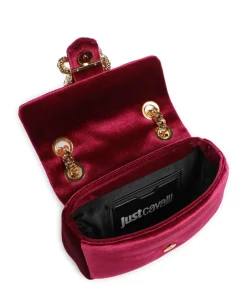 Just Cavalli Shoulder Bags|Crossbody Bags-Iconic Snakes Puffy Shoulder bag velvet fabric