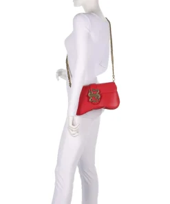 Just Cavalli Shoulder Bags-Iconic Snakes Shoulder bag imitation leather