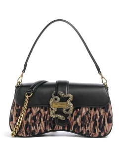 Just Cavalli Shoulder Bags-Iconic Snakes Shoulder bag nylon