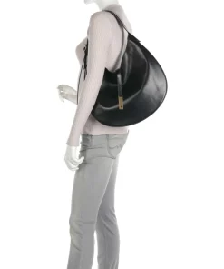 Polo Ralph Lauren Shoulder Bags|Hobo Bags-ID Collection Medium Hobo bag fine grain cow leather