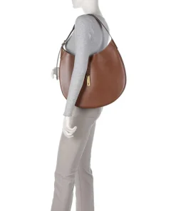 Polo Ralph Lauren Shoulder Bags|Hobo Bags-ID Collection Medium Hobo bag fine grain cow leather