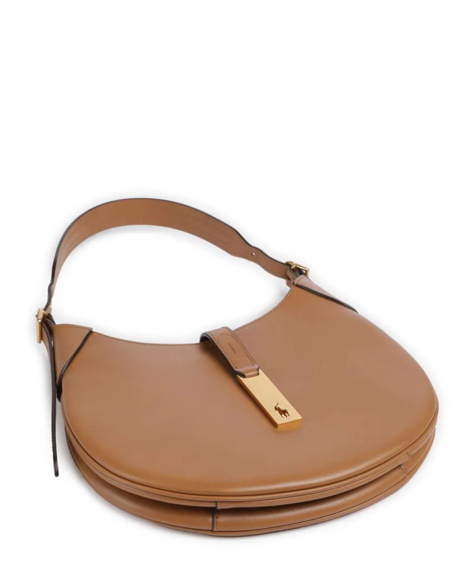 Polo Ralph Lauren Shoulder Bags|Crossbody Bags-ID Collection Small Shoulder bag fine grain cow leather