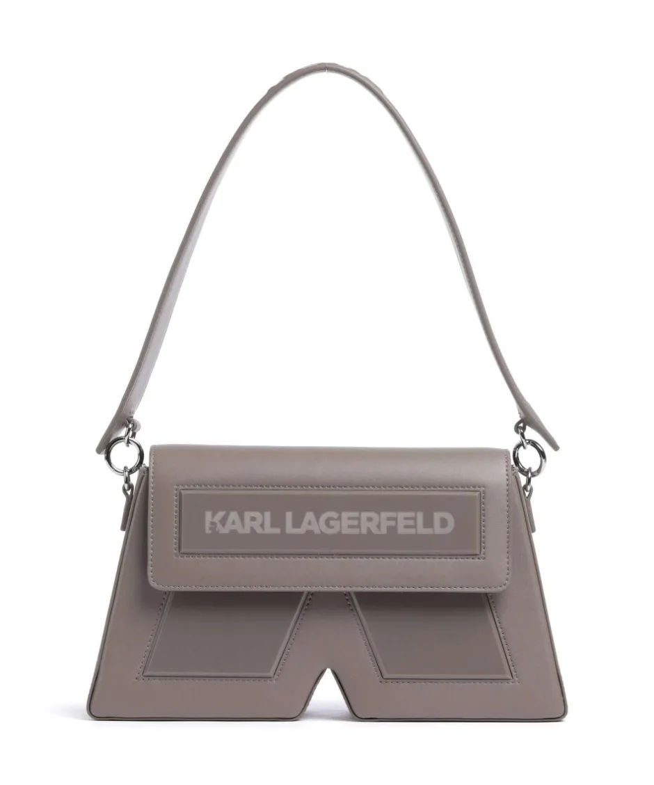 Karl Lagerfeld Shoulder Bags-Ikon K Shoulder bag recycled leather, polyurethane