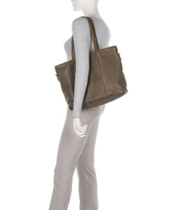 FredsBruder Tote Bags-Inside Out Tote bag grained leather