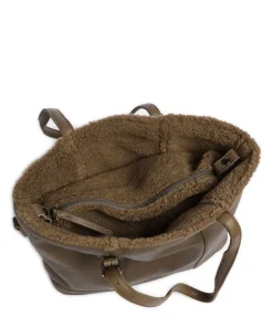 FredsBruder Tote Bags-Inside Out Tote bag grained leather