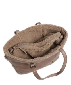 FredsBruder Tote Bags-Inside Out Tote bag grained leather