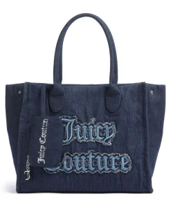 Juicy Couture Tote Bags-Iris Distressed L Tote bag cotton