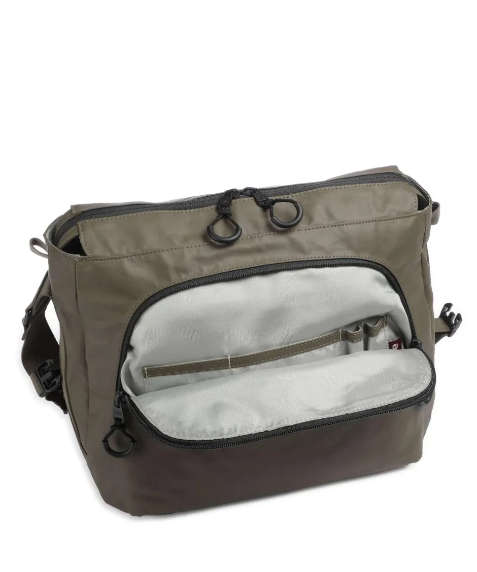 Aunts & Uncles Business- & Laptop Bags|Crossbody Bags-Japan Yamakuni Messenger bag 13″ recycled nylon