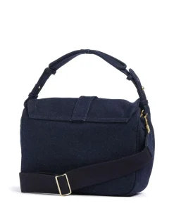 Abro Shoulder Bags|Hobo Bags-Jeans Star Saddle Hobo bag cotton