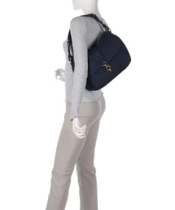 Abro Shoulder Bags|Hobo Bags-Jeans Star Saddle Hobo bag cotton