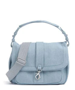 Abro Shoulder Bags|Hobo Bags-Jeans Star Saddle Hobo bag cotton