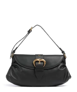 Pinko Shoulder Bags-Jolene Classic Shoulder bag fine grain cow leather