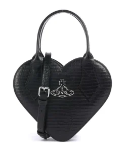 Vivienne Westwood Handbags|Crossbody Bags-Josephine Heart Embossed Croc Mini Handbag embossed calfskin