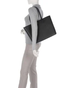 Lauren Ralph Lauren Tote Bags-Karly Large Tote bag fine grain cow leather