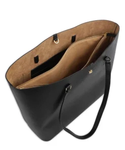 Lauren Ralph Lauren Tote Bags-Karly Large Tote bag fine grain cow leather