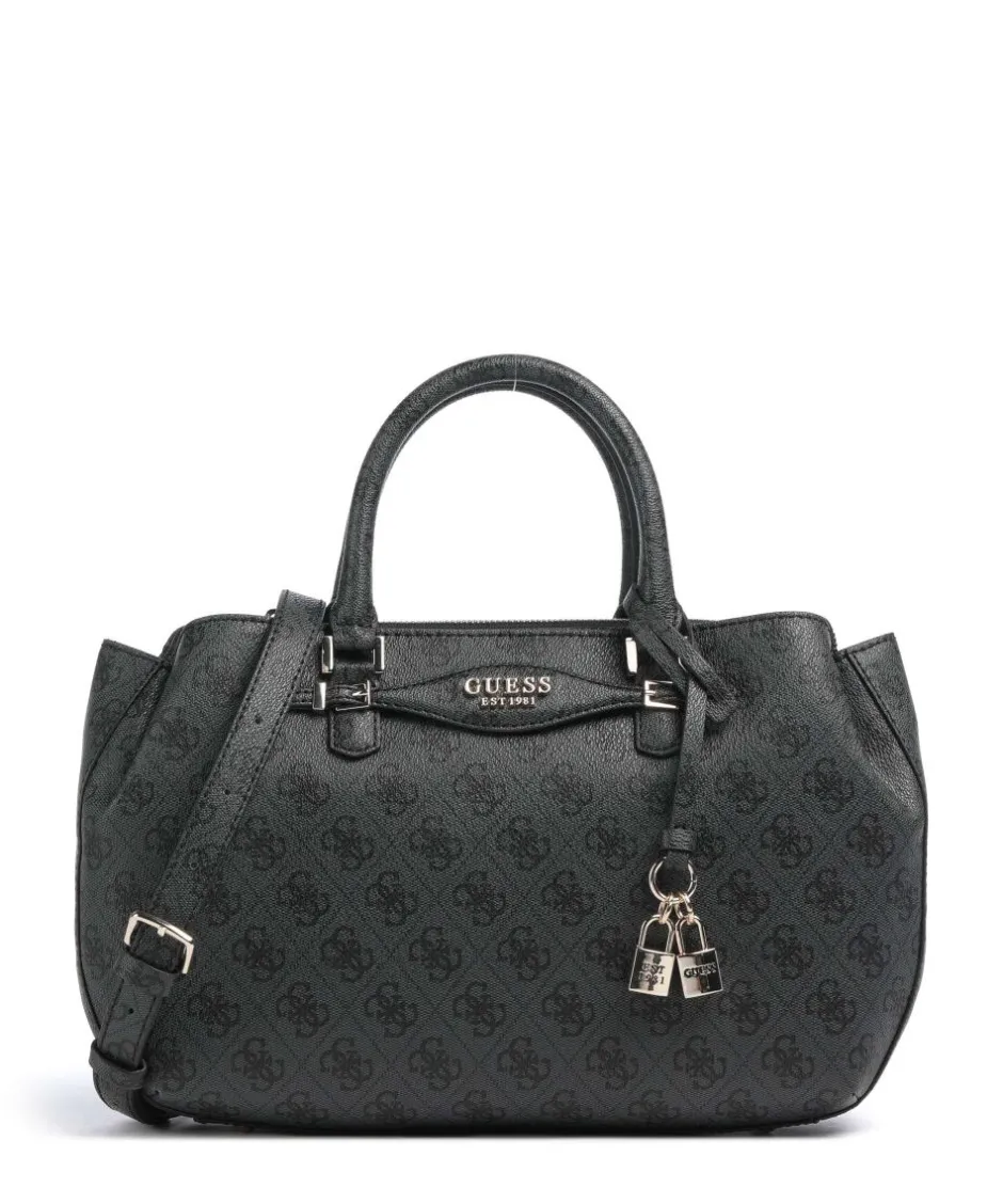 Guess Handbags-Katya 4G Logo Handbag imitation leather
