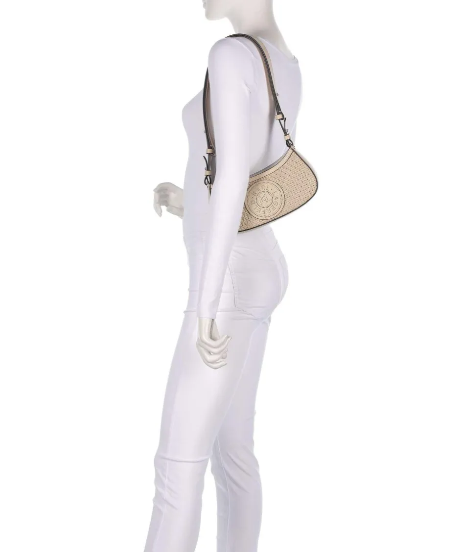 Karl Lagerfeld Shoulder Bags|Crossbody Bags-K/Circle Shoulder bag fine grain cow leather