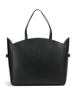Karl Lagerfeld Tote Bags-K/Circle Tote bag 15″ fine grain cow leather