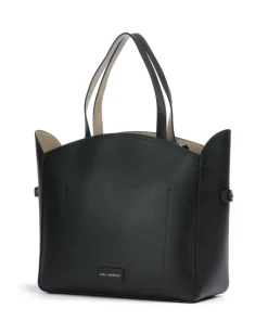 Karl Lagerfeld Tote Bags-K/Circle Tote bag 15″ fine grain cow leather