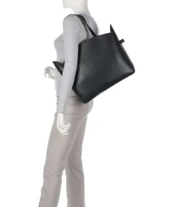 Karl Lagerfeld Tote Bags-K/Circle Tote bag 15″ fine grain cow leather