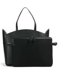 Karl Lagerfeld Tote Bags-K/Circle Tote bag 15″ fine grain cow leather