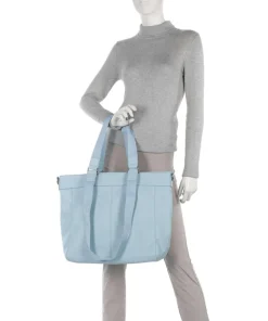 FredsBruder Tote Bags-Keep on smiling Big Tote bag recycled leather