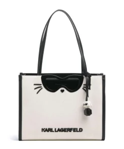 Karl Lagerfeld Tote Bags-K/Ikon Choupette Tote bag canvas