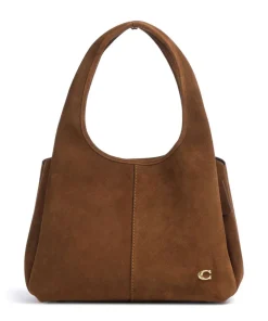 Coach Shoulder Bags|Hobo Bags-Lana Suede Hobo bag brushed leather