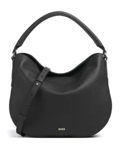 BOSS Shoulder Bags|Hobo Bags-Lenah Hobo bag grained cow leather