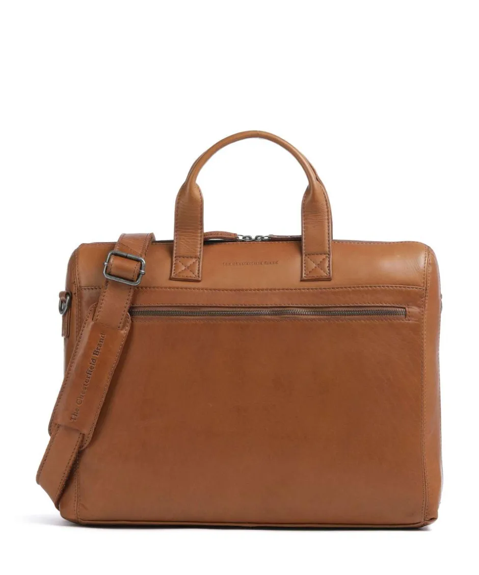 The Chesterfield Brand Business- & Laptop Bags-Levanto Briefcase 15″ pull-up cow leather