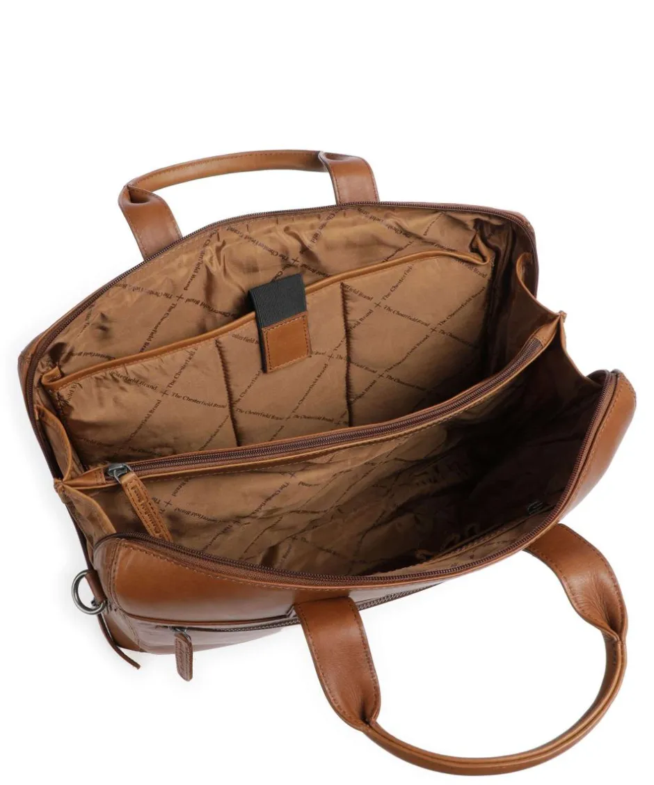 The Chesterfield Brand Business- & Laptop Bags-Levanto Briefcase 15″ pull-up cow leather