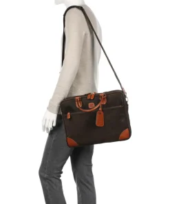 Brics Business- & Laptop Bags-Life Briefcase 15″ fabric