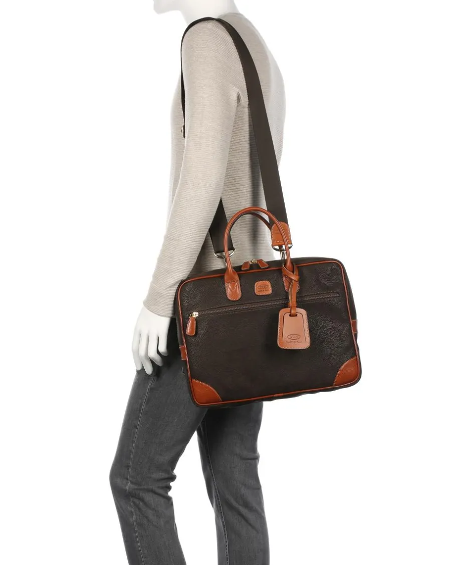 Brics Business- & Laptop Bags-Life Briefcase 10″ fabric