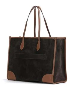Brics Tote Bags-Life Tote bag 14″ fabric, grained leather